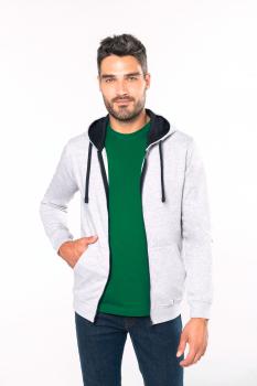 Pánská mikina s kontrastní kapucí Contrast Hooded Sweatshirt