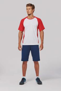 Pánské dvoubarevné sportovní tričko - zvětšit obrázek